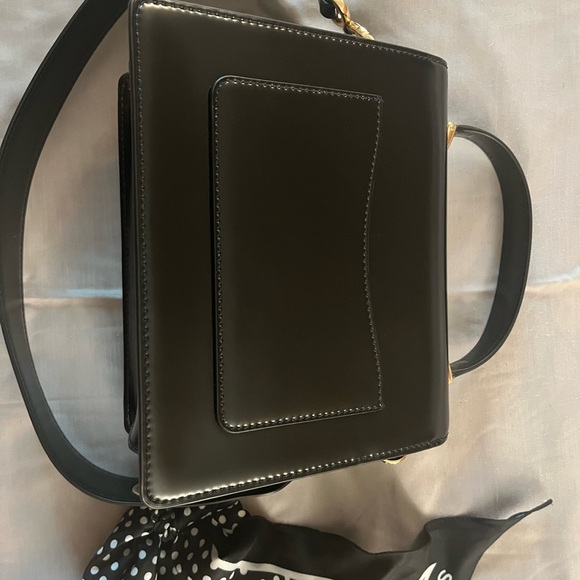 Marc Jacobs Black Satchel with Gold Accents-The Uptown - Picture 9 of 16
